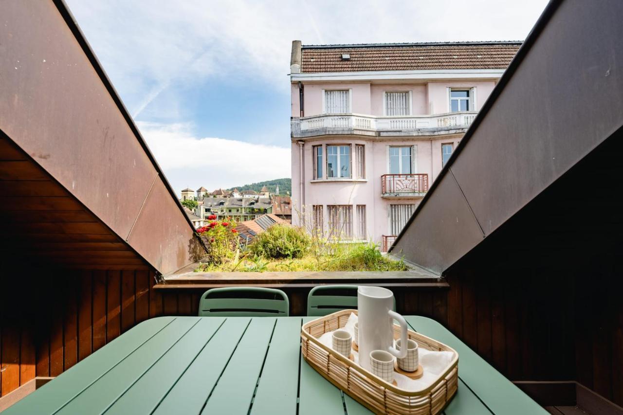 Le Duplex Vaugelas Atypique En Plein Centre Ville Annecy Esterno foto